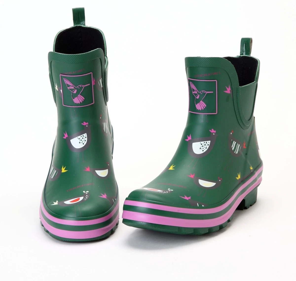Evercreatures Chicken Ankle Wellies Ankle Boots Short Wellies
