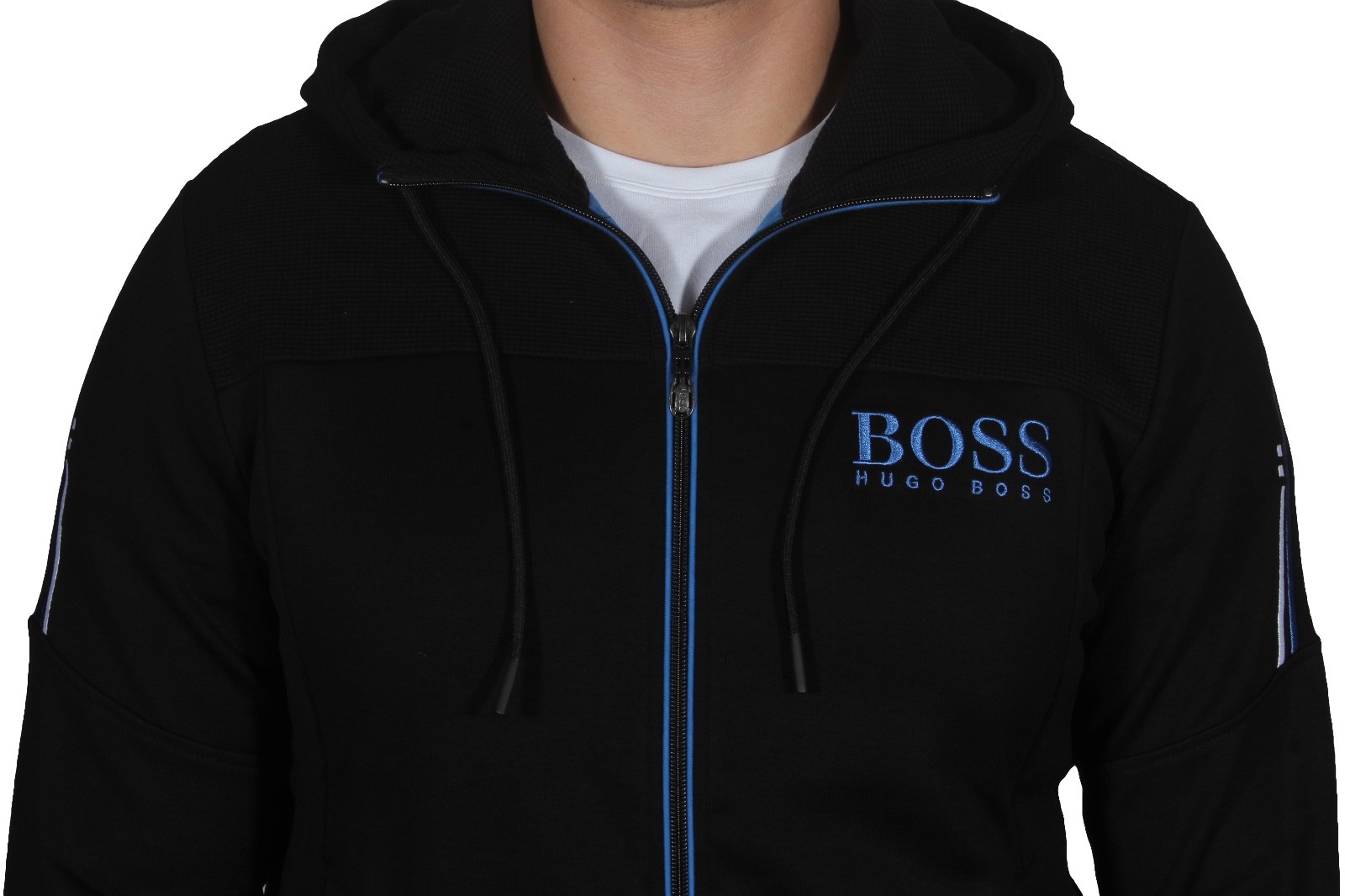hugo boss zip neck
