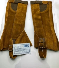 New Pair of Half Chaps Horse Riding - Adult Equestrian Chaps - Great Quality