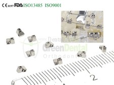 Crimpable Cross Tube 018" Dental Orthodontic Niti Coil Elastic Band Molar 10/PK