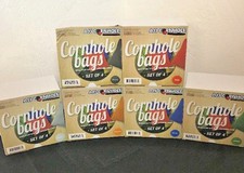 NEW BOX of 4 Cornhole Bags ACA Regulation Bags Duck Canvas Synthetic Bags