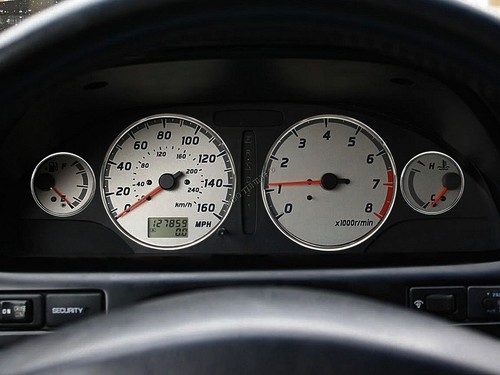Per Nissan Maxima A33 00-01 Anelli Alluminio Strumenti Strumentazione 4 pezzi - Picture 5 of 6