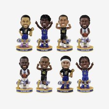 Golden State Warriors 2022 NBA Champions Mini Boxed Set Bobblehead Basketball