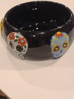 Sugar Skull Candy Dish with 6 Colorful Skulls - NEW