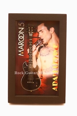 RGM8846 Adam Levine Maroon 5 Miniature Guitar in Shadowbox Frame