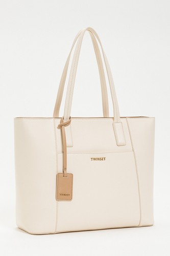 BORSA SHOPPING BAG TWIN SET 221TB71100 GIGLIO CUBAN SAND BEIGE SABBIA | eBay