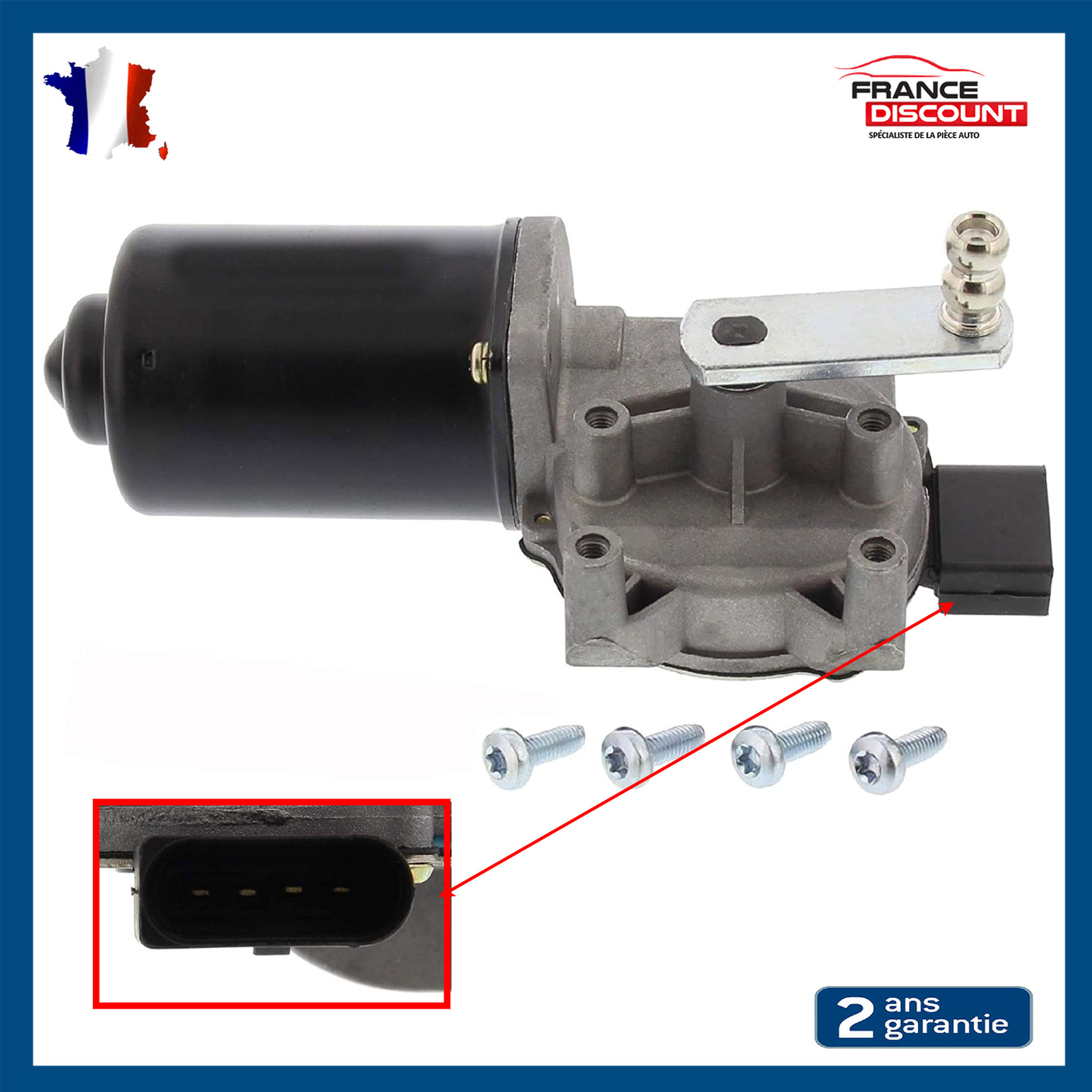 Moteur essuie-glace avant 7E1955113 de qualité premium pour VW Transporter V VI
