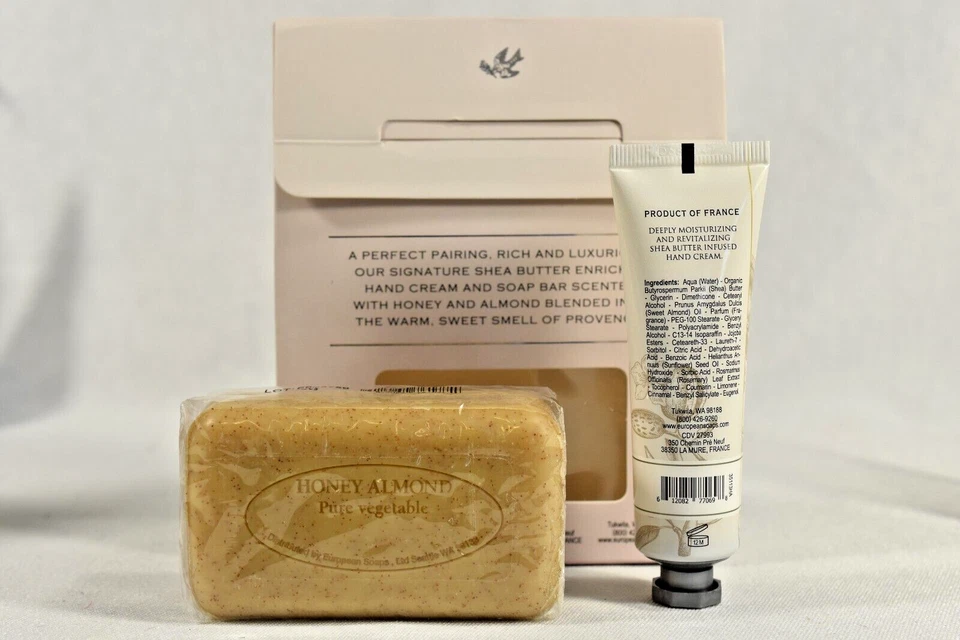 Pre de Provence Honey Almond Shea Butter 150g Soap &  1oz Hand Cream Gift Set - Image 3 of 4
