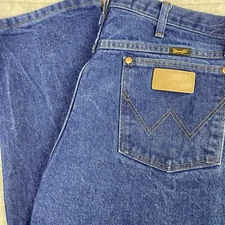 Wrangler Men’s 13MWZ Blue Denim Jeans 38x31 Classic Cowboy Cut