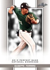 10-Count Lot Giuseppe Ferraro 2019 Leaf Perfect Game NIKE All-American Rookies