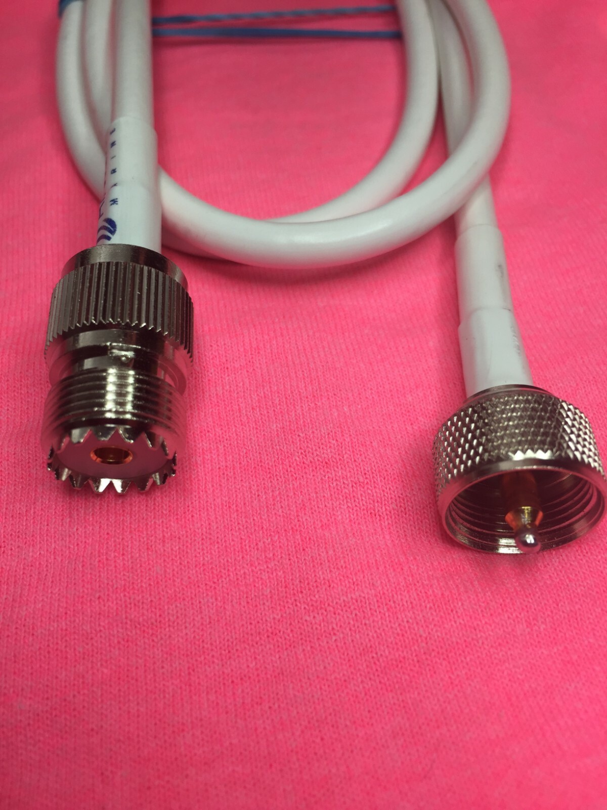 RG8X Marine Antenna Low Loss Coax Cable Extension PL259 UHF 9 Ft. MADE