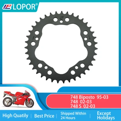 LOPOR 520-38T Motorcycle Rear Sprocket For Ducati Road 748 Biposto 95-03 748 - Image 1 of 2