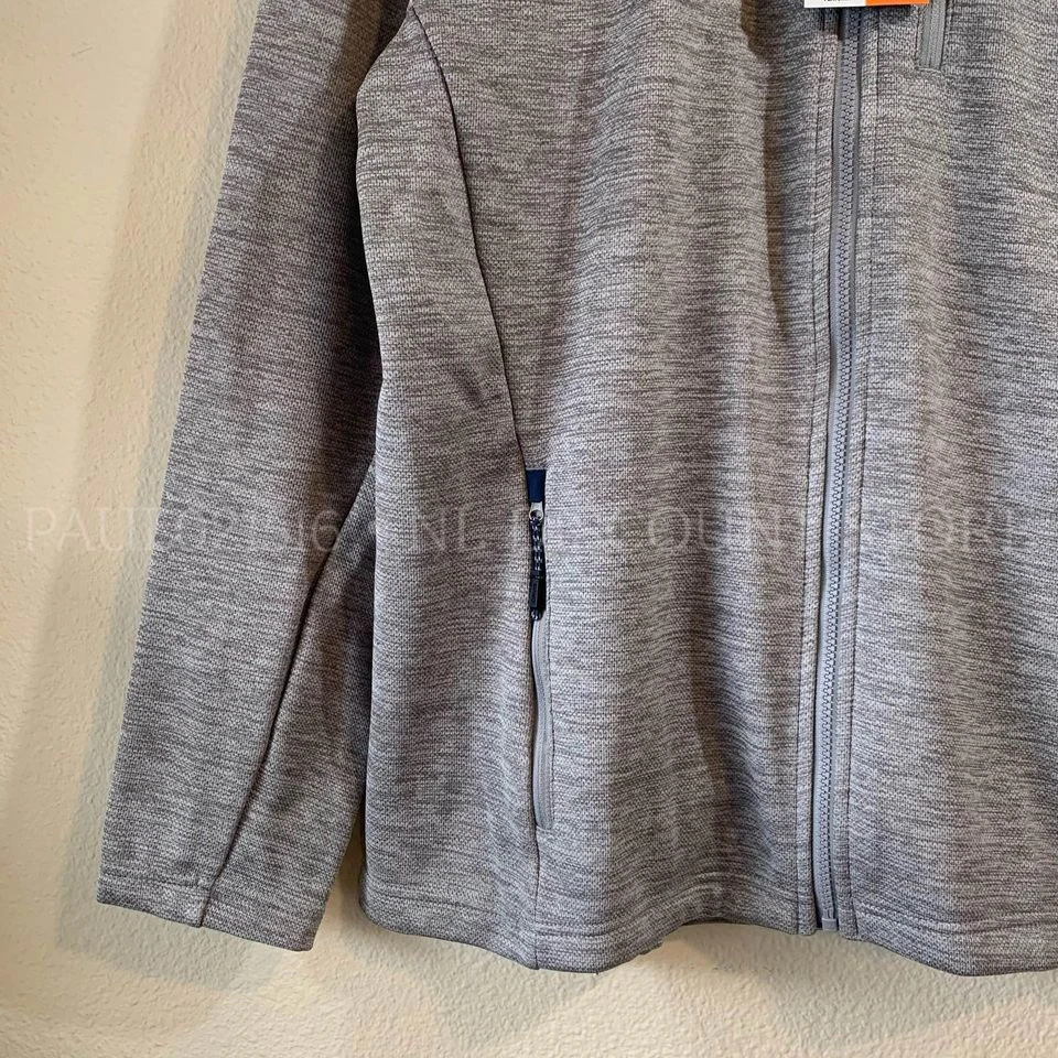 Мужская флисовая куртка на молнии ORVIS с сеткой ~ серая ~ размеры L XL XXL - Изображение 3 из 4