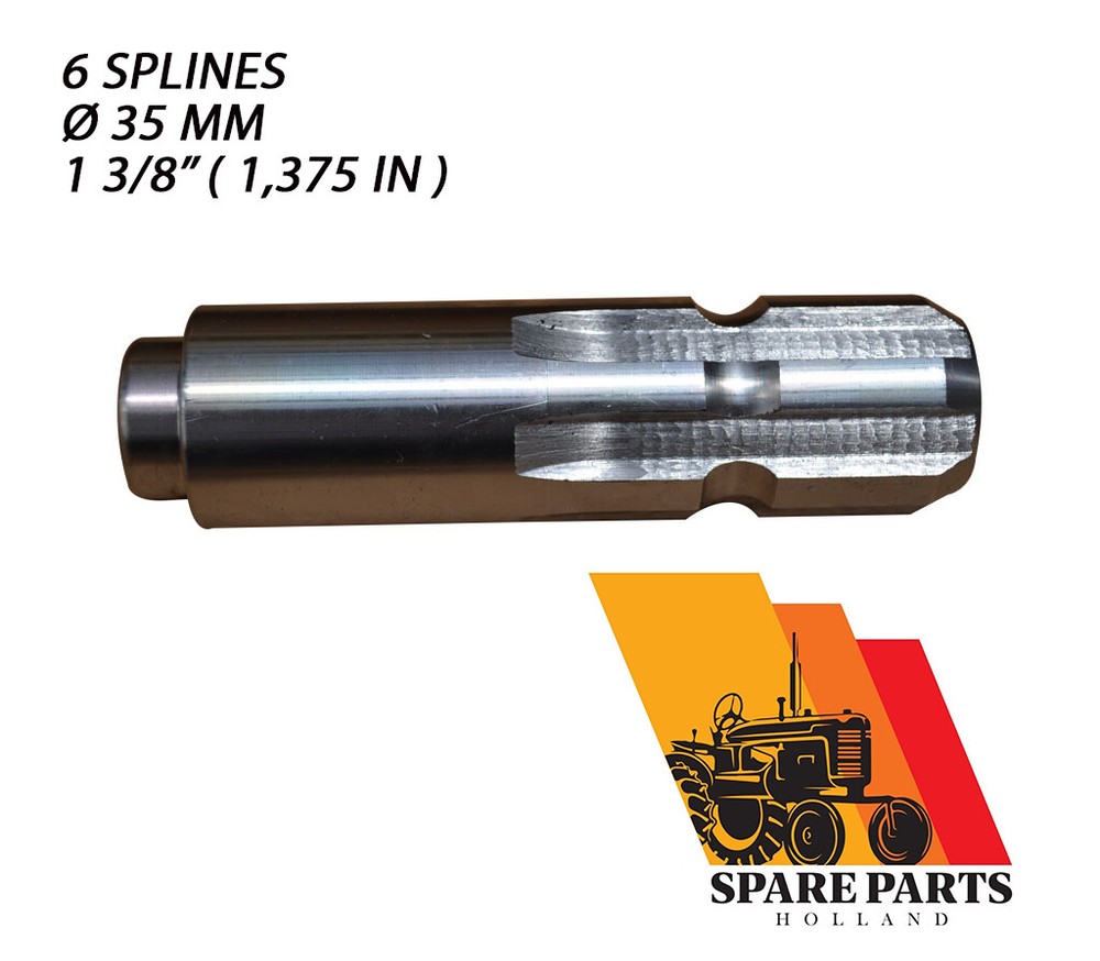 Tractor PTO Shaft Extension 1 3/8 Inch 6 Spline Connector