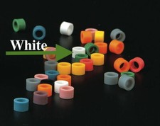  White  Dental / Hygienist Instrument Silicone Color Code Rings 60 pcs/box