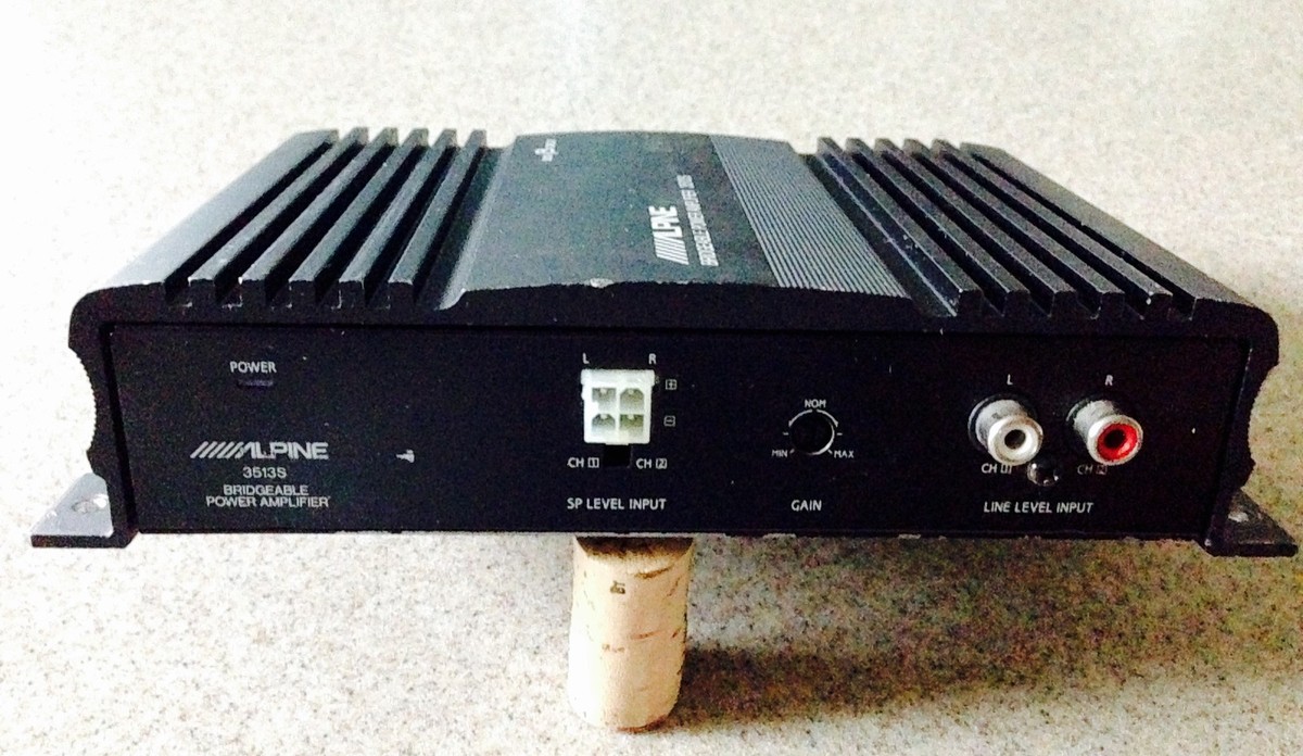 Alpine 3513S 2 channel bridgeable Power Amplifier 
