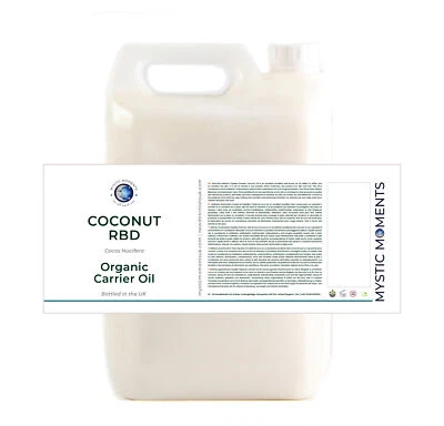 Mystic Moments | Coconut RBD Organic Carrier Oil - 5 Litres