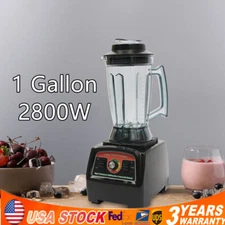 1 Gallon Commercial Electric Smoothie Juicer Shakes Maker Dry &Wet Blender Mixer