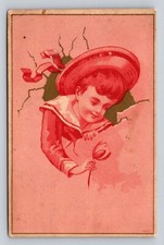 Estey Organ Wm H Keller Boy Flower Easton Pennsylvania P866