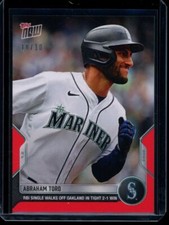 2022 Topps Now #458 Abraham Toro Red Parallel Card #d 10/10