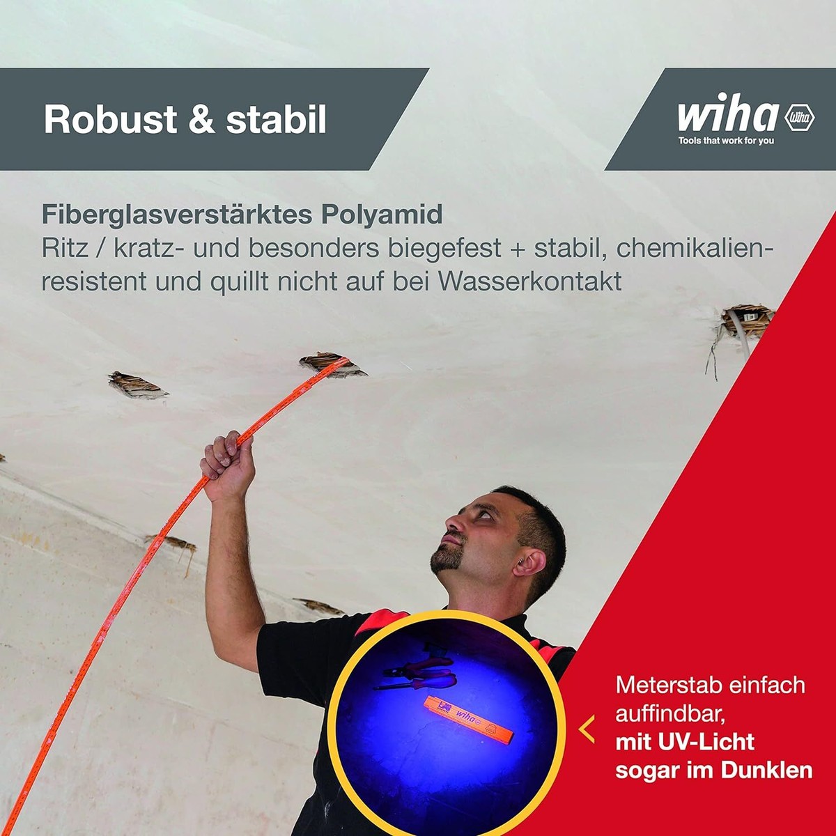 Wiha - Gliedermaßstab Longlife® Plus Composite 2 M - 41020054