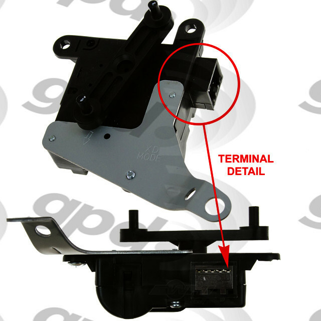 HVAC Panel Mode Door Actuator Global 1711917 eBay