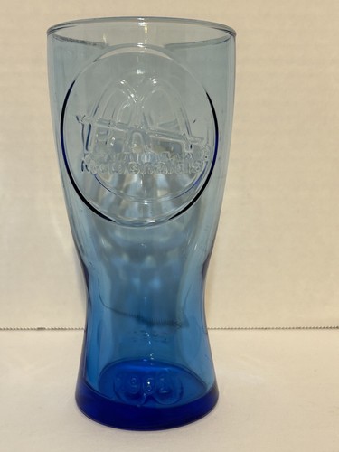 McDonald’s Retro 1961 Blue Drinking Glasses Set Of 2 Reproduction - Picture 3 of 5