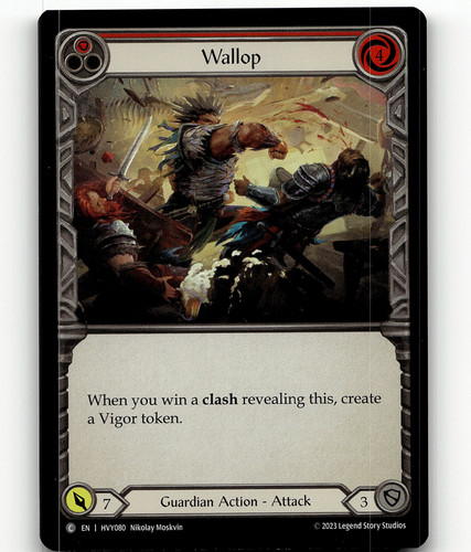 FAB RAINBOW FOIL Grains of Bloodspill - Heavy Hitters Card # 097