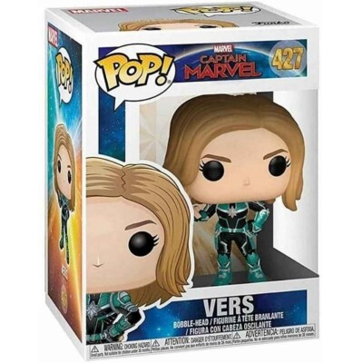 Captain Marvel - Vers 427 - Funko Pop! - Vinyl Figur wackelkopf Selten
