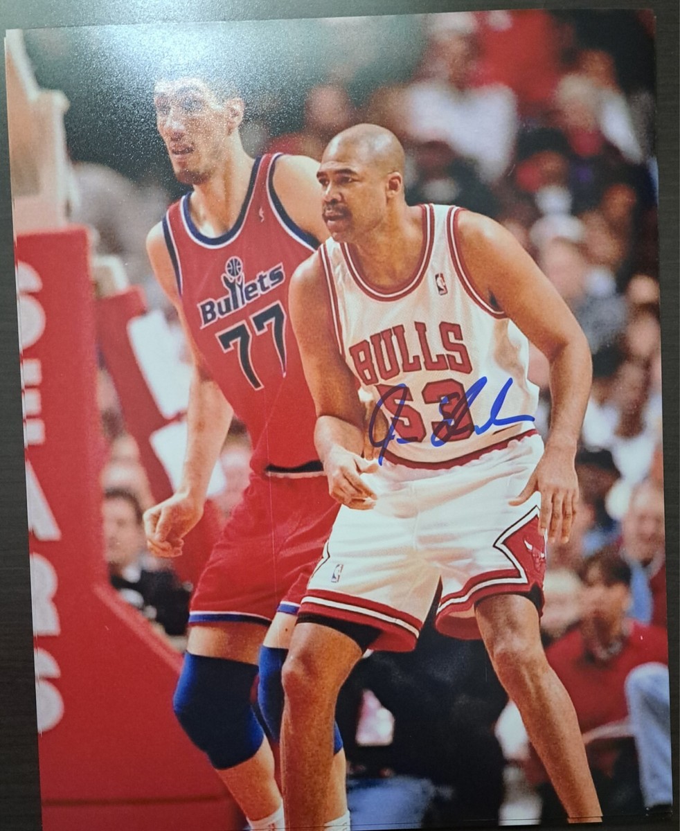James Edwards Chicago Bulls Signed 8x10 Autograph COA Gheorghe
