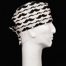Mustache Theme Scrub Hat
