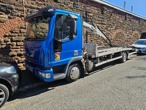2006 Iveco Eurocargo Hiab Recovery Crane Car Transporter - Picture 1 of 6