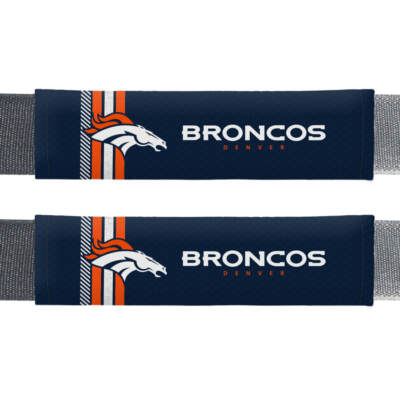 Denver Broncos NFL Rally Seatbelt Pad Set of 2