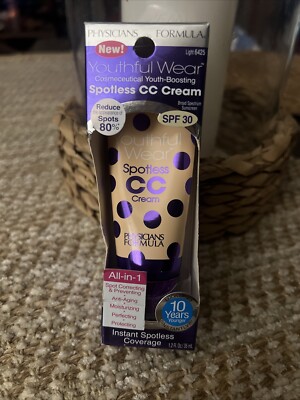 Physicians Formula Youthful Wear Youth-Boosting Spotless CC Cream LIGHT 6425