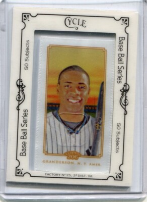 2010 Topps 206 - CURTIS GRANDERSON - Cycle Silk - NEW YORK YANKEES #d 39/50