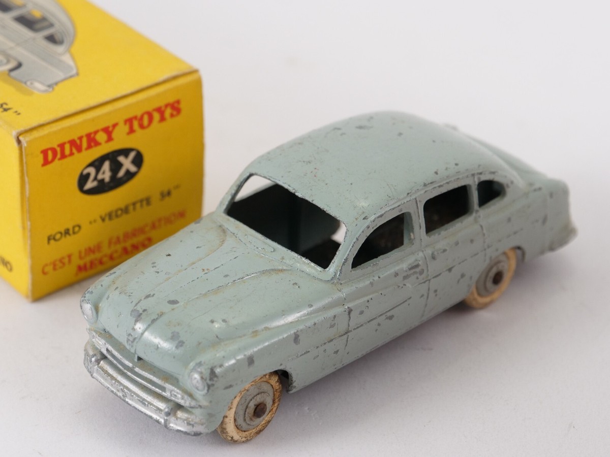 DINKY TOYS 24X Ford Vedette 54 Bleu Meccano France 1955 Vintage 1/43 - Jeux & Jouets