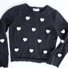 H M Heart-patterned Sweater
