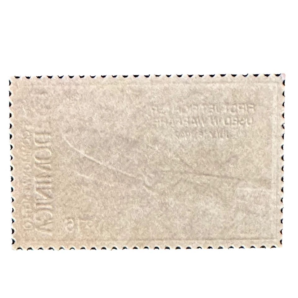 Dominica 23K Gold Foil $16 Stamp First Jet Fighter Combat Warfare July 18 1942 - Image 2 of 4