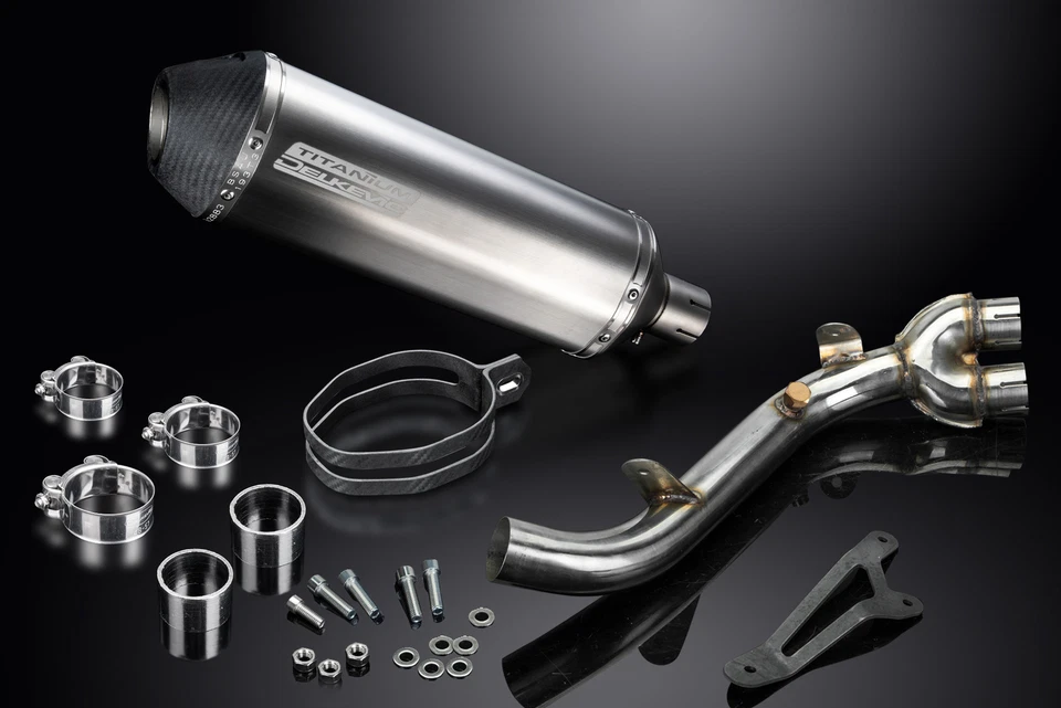 Kit silenciador escape titanio X-Oval 13,5" Honda CB1000R CB1000RA 2008-16 Foto 2 de 4