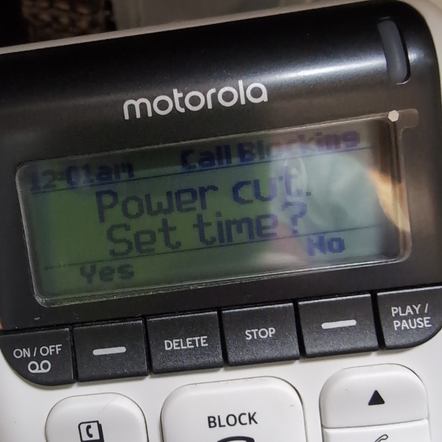 Motorola CT610 Corded Telephone Answering Machine Caller ID LARGE Numbers Phone eBay