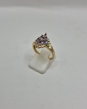 9ct Gold Tanzanite & Diamond Cluster Ring