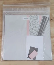 Close To My Heart YOU ARE LOVED SCRAPBOOK PAGE KIT Pink-Gray-White