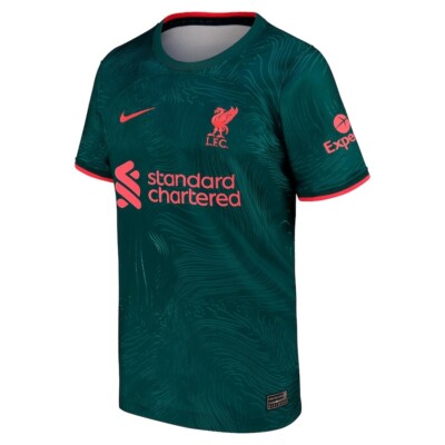 Nike Liverpool 2022/23 Third Shirt Size XL / 13-15Y / 32 - 35