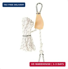 Retractable Travel Clothesline, 19Ft Heavy Duty Portable Clothes Drying Rope wit