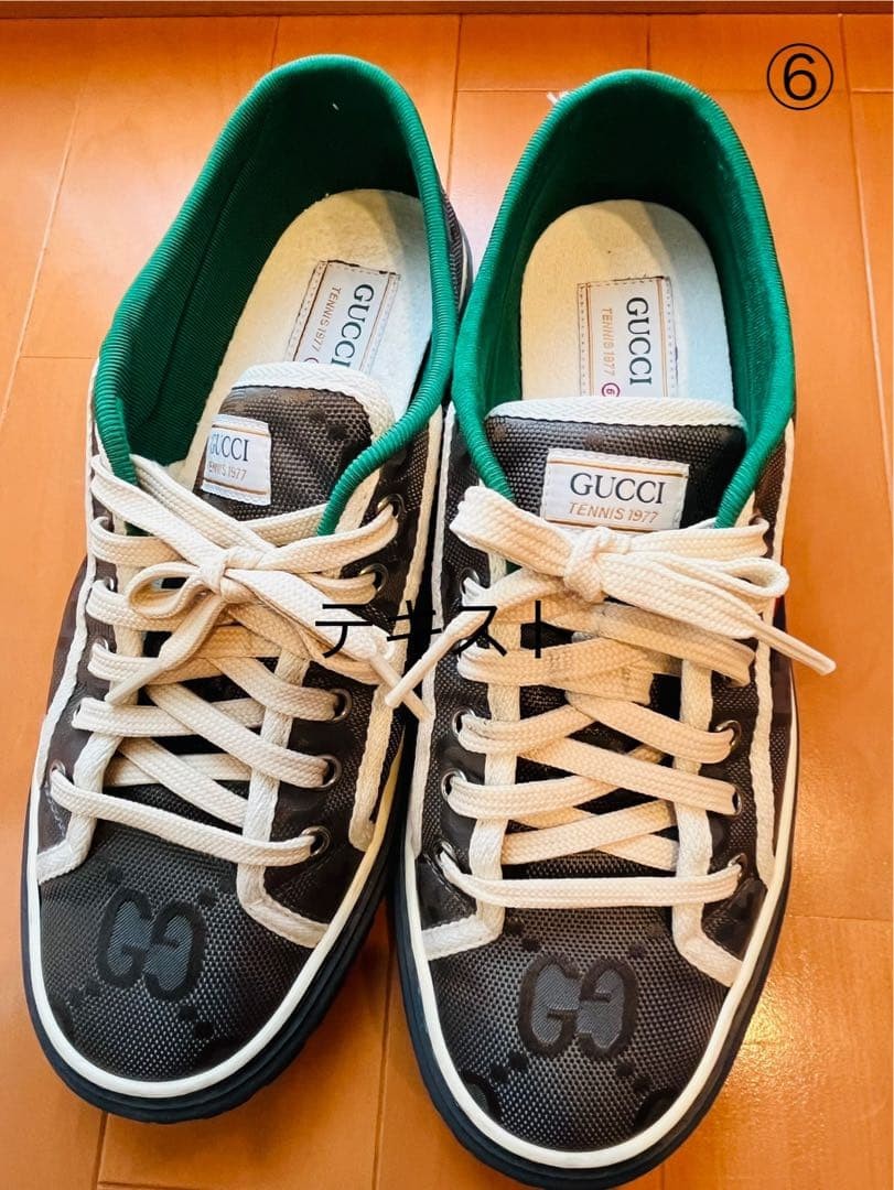 Gucci Low-cut Sneakers Shoes Canvas Multicolor Size 6 US About6.5 For Men