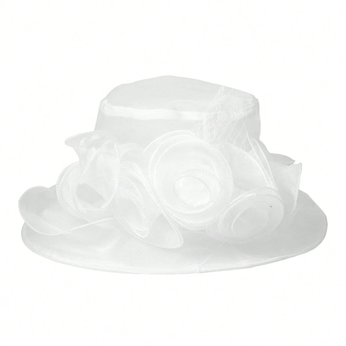 ladies white church hats products for sale | eBay