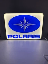 Polaris - Light Up LED Sign with USB Plug - ATV UTV Snowmobile