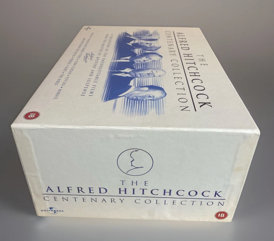 The Alfred Hitchcock Centenary Collection Box Set VHS PAL Video with Postcards - Image 3 of 4