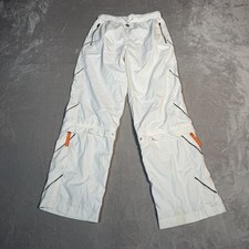 Christian Dior Pants Womens 8 White Lightweight Windbreaker Convertible Track