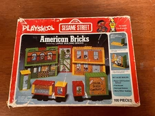 Playskool American Bricks, Sesame Street, 1977